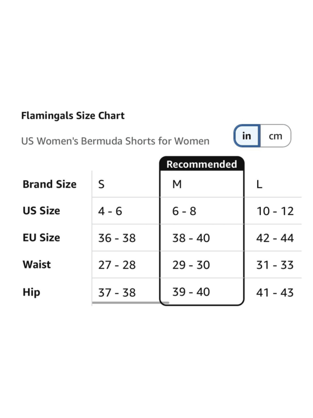 Flamingals Mid Rise Denim Bermuda Shorts L - Picture 4 of 8